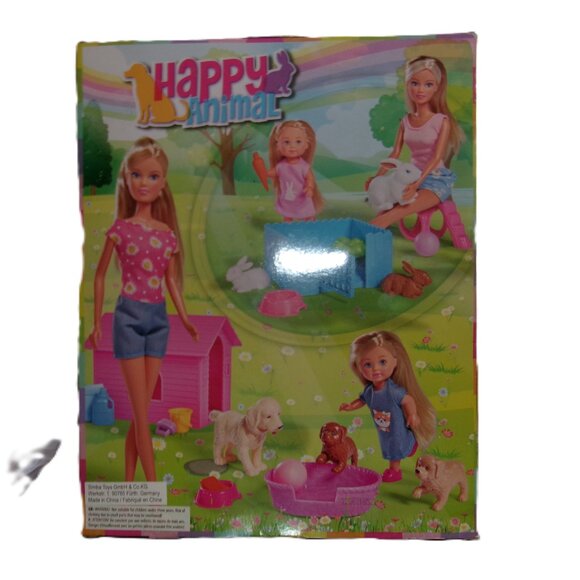 Simba Toys Steffi Love Happy Animal Playset With 16 Plus Pieces Age 3 & Up NEW - Picture 2 of 2